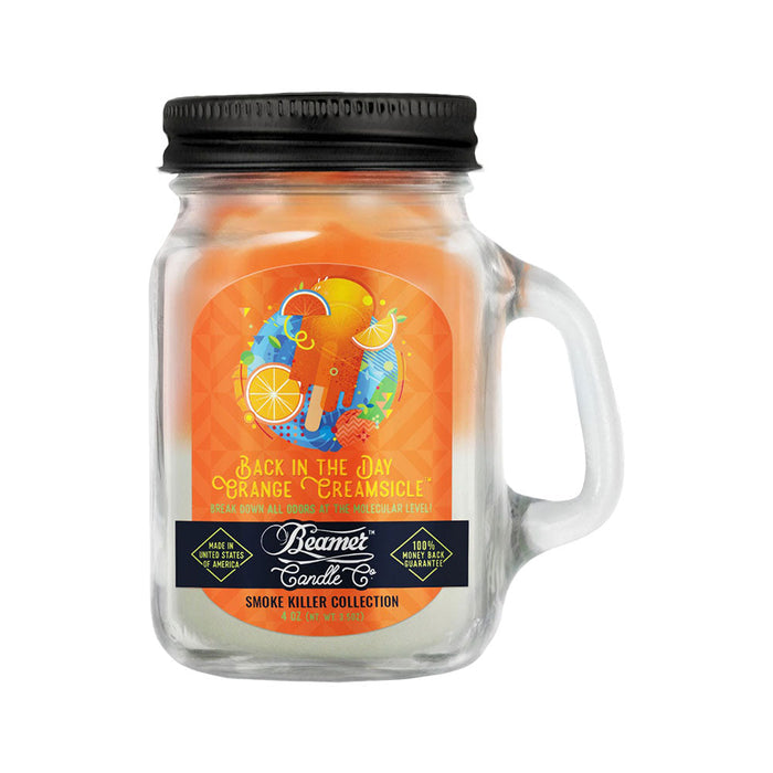 Beamer Candle Co. Mason Jar Candle | Back In The Day Orange Creamsicle