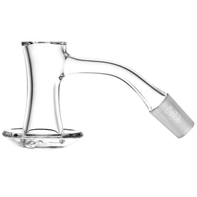 Bear Quartz Hourglass Blender Banger, 10mm Male Joint, 45/90 Degree for Dab Rigs, Side View
