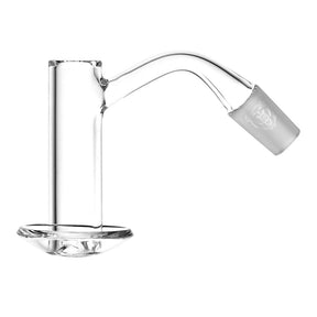 Bear Quartz Lowrider Blender Banger, 14mm Male Joint, Clear Quartz Side View