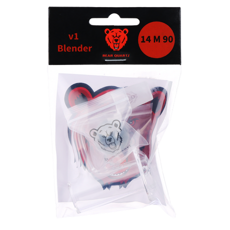 Bear Quartz V1 Blender Banger & Marbles Set | 4pc | 90 Degree