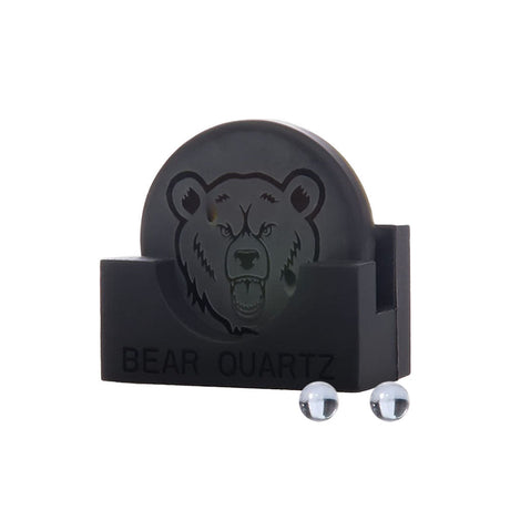 Bear Quartz V2 Spinner Disk Cap Set, 40mm, front view on seamless white background