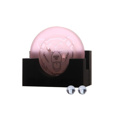 Bear Quartz V2 Spinner Disk Cap Set, 40mm, Front View on Seamless White Background