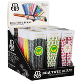 Beautiful Burns Designer Pre-Rolled Cones | Assorted Designs | 8pc | 30pk Display | 20pk Display