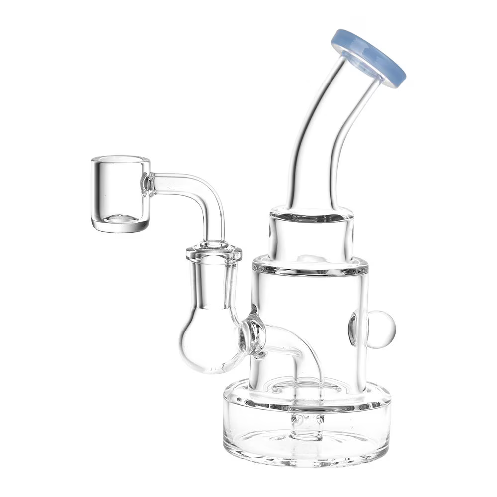 Beauty In Simplicity Glass Dab Rig | 6.25" | 14mm F | Colors Vary