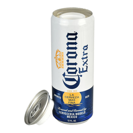 Corona Extra Beer Can Diversion Stash Safe, 12oz, Front View on White Background