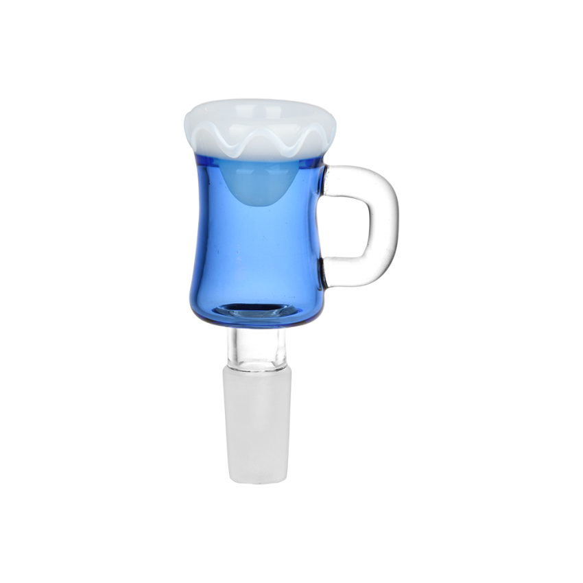 Beer Mug Herb Slide | 14mm M | Assorted Colors | 5ct Bundle