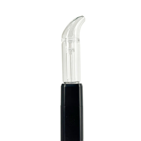 Bent Mouthpiece Bubbler for XMAX V3 Pro, Portable Borosilicate Glass, Front View