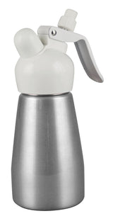 Best Whip Steel Cream Dispenser with Attachments, Front View on White Background