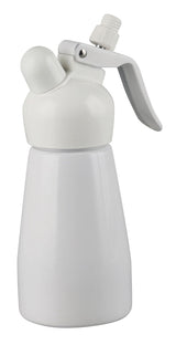 Best Whip Steel Cream Dispenser with Attachments, Medium Size, Front View on White Background