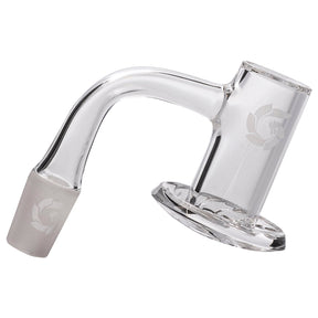 Glasshouse Bevel Top Hurricane Quartz Banger, 25mm Cup, Male Joint, Side View