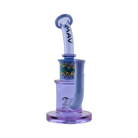MAV Glass Birthday Cake Wig Wag Reversal Topping Dab Rig - Front View