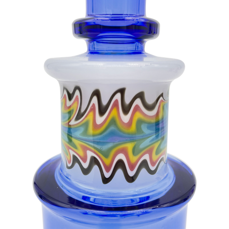 MAV Glass Birthday Cake Wig Wag Reversal Topping Dab Rig Close-up
