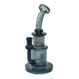 MAV Glass Birthday Cake Wig Wag Reversal Topping Dab Rig with Intricate Design