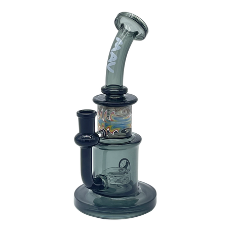 MAV Glass Birthday Cake Wig Wag Reversal Topping Dab Rig with Intricate Design