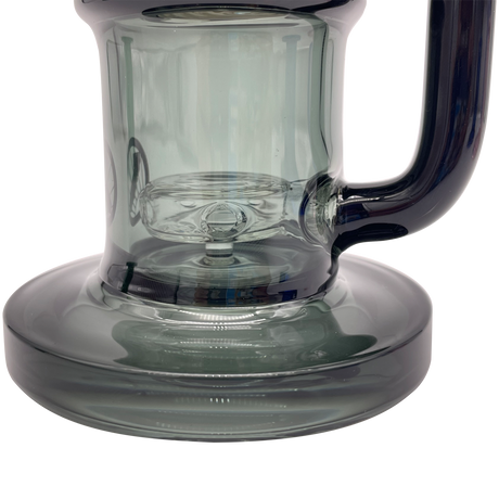 MAV Glass Birthday Cake Wig Wag Reversal Topping Dab Rig - Clear Base and Bent Neck
