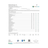 BlackCraft Extrax THCA D9P D8 Disposable lab analysis certificate front view