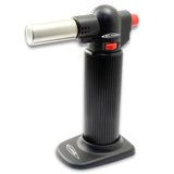 Blazer Big Buddy Torch in black, portable design with a stable base, ideal for concentrates and dry herbs