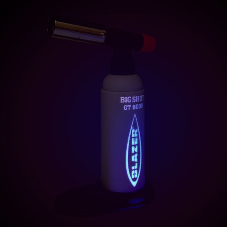 Blazer Big Shot GT8000 Dab Torch Lighter in Glow in the Dark, Front View