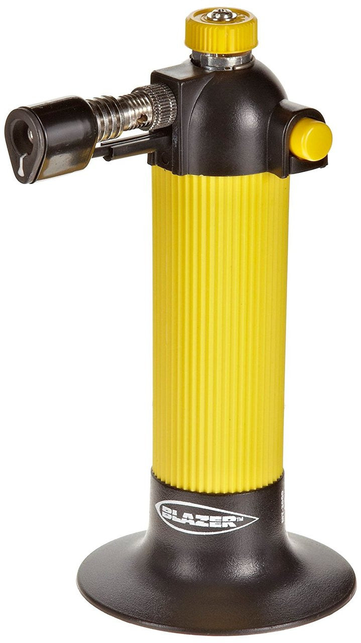 Blazer Hot Shot Micro Torch MT3000 for Dab Rigs, Portable Yellow and Black Design