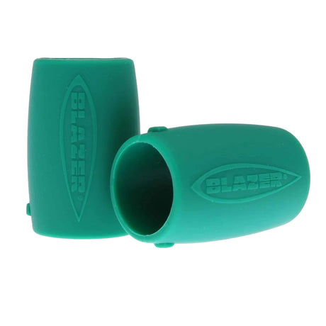 Blazer Silicone Nozzle Guard in Green for Dab Rigs, Durable Material, Easy to Attach, 2-Pack