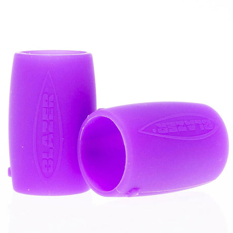 Blazer Silicone Nozzle Guard in Purple, 2-Pack for Dab Rigs, Durable Material, Front View