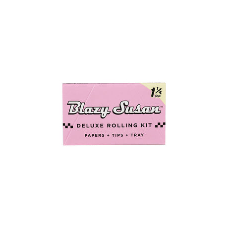 Blazy Susan Pink Deluxe Rolling Kit with Papers, Tips, and Tray, 32pk Front View