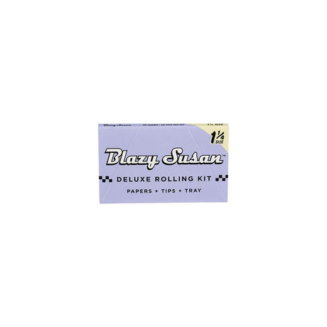 Blazy Susan Purple Deluxe Rolling Kit front view, 32pk standard size for dry herbs, made in France
