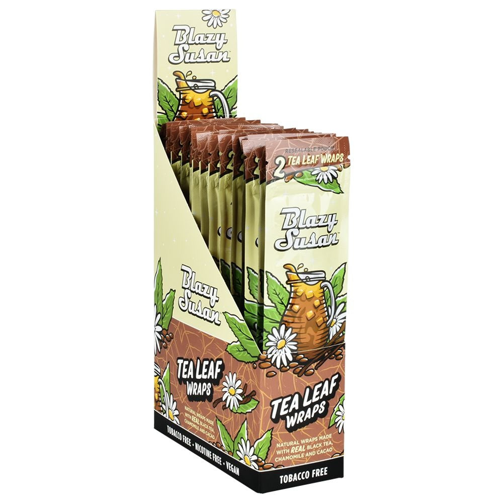 Blazy Susan Tea Leaf Wraps | 2pc | 25pk Display