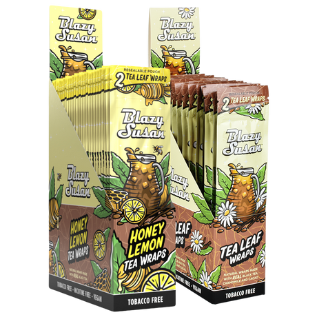 Blazy Susan Tea Leaf Wraps | 2pc | 25pk Display