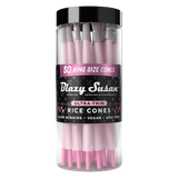 Blazy Susan Ultra Thin Rice Pre-Rolled Cones | 50ct Jar