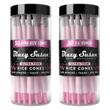 Blazy Susan Ultra Thin Rice Pre-Rolled Cones | 50ct Jar