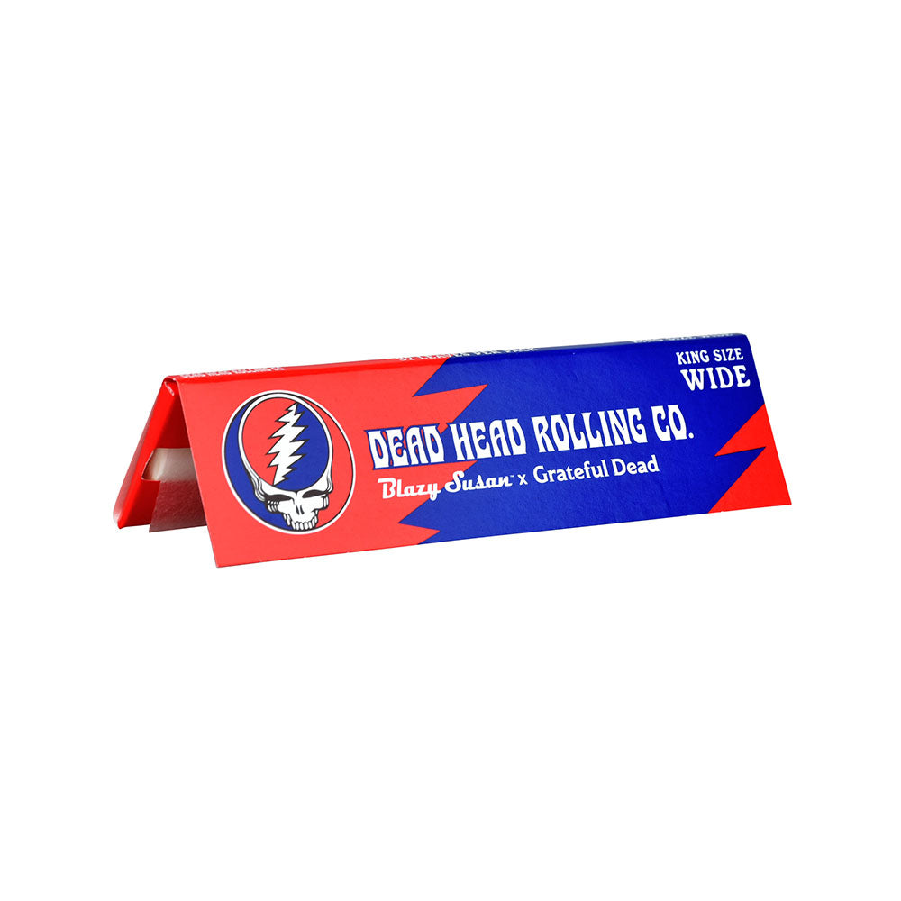 Blazy Susan x Grateful Dead King Size Wide Rolling Papers Pack on White