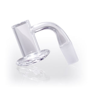 The Stash Shack 14mm Male 90 Degree Blender Style Quartz Banger for Concentrates - Side View
