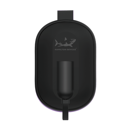 Hamilton Devices Gamer Battery - Front View - Sleek Black Portable Vaping Accessory