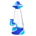 Glass Silicone UFO Bong with Glow-in-the-Dark Lid