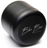 BLUEBUS 4 Piece 2.2" Black Aluminum Grinder - Magnetic Closure - Angled View