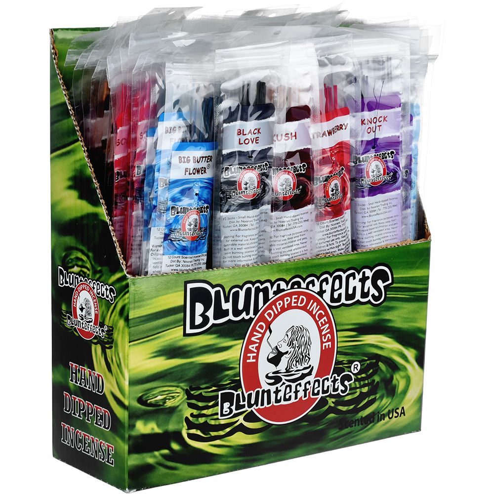 Blunteffects Standard Incense Sticks | 11" | 12pc | Assorted Scents | 72pk Display