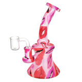 Bohemian Blend Bell Glass Dab Rig | 6.75" | 14mm F | Designs Vary