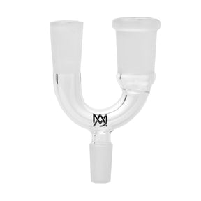 MJ Arsenal 1130 Adapter with 14mm Female Joint for Bongs, Front View on White Background