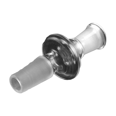 PILOT DIARY 14mm Male to 10mm Female Glass Adapter on seamless black background