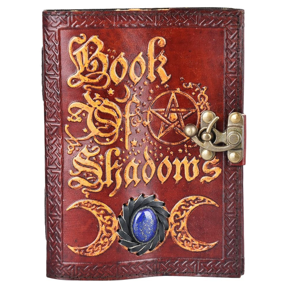 Book of Shadows Embossed Leather Journal | 6" x 8"