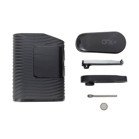 Boundless CFX+ Vaporizer with accessories, front view on white background