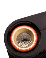 Close-up view of Boundless CFX Vaporizer's heating chamber for dry herbs and concentrates