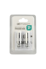 Boundless Terp Pen Dual Ceramic Coil Atomizer, 2-Pack, front view in packaging
