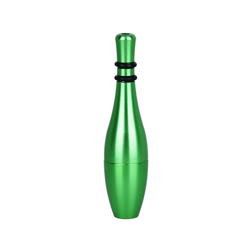 Bowling Pin Aluminum Hand Pipe | 3" | Assorted Colors | 30ct Jar