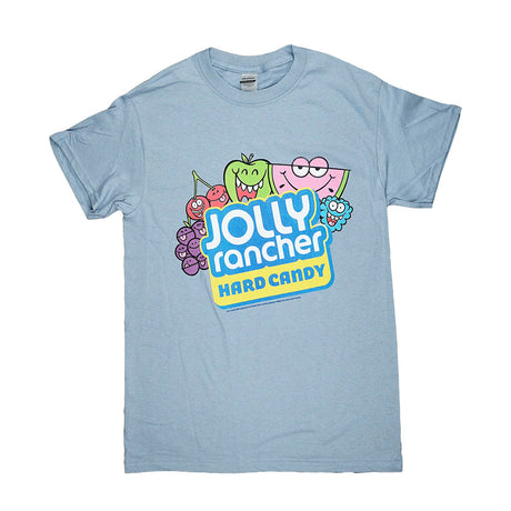 Brisco Brands Jolly Rancher T-Shirt in blue, front view on white background, USA cotton material