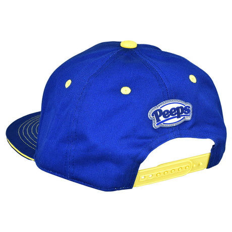 Brisco Brands Peeps Blue Snapback Hat with Yellow Accents - Side View