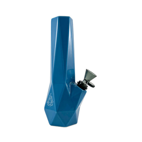 BRNT Designs Limited Edition Blue Sky Ceramic Hexagon Water Pipe Front View