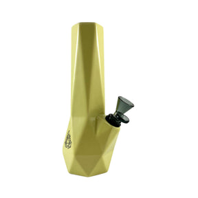 BRNT Designs Ceramic Hexagon Bong in Pastel Sun, Limited Edition, 9.5" Tall - Front View