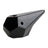 BRNT Designs Prism Ceramic Hand Pipe in Black - Side View on White Background